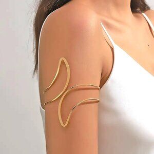 Upper Arm Cuff Bracelet Boho Hippie Armlet Mimimalist Simple Egyptian Vacation